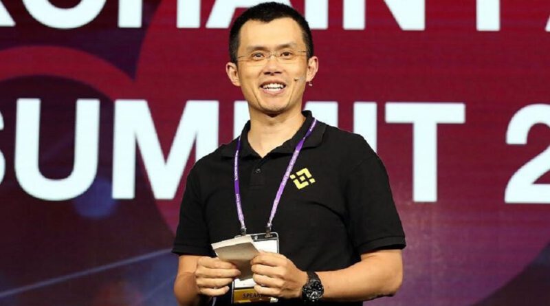 Binance CEO reveals he wants to donate 99% of his wealth